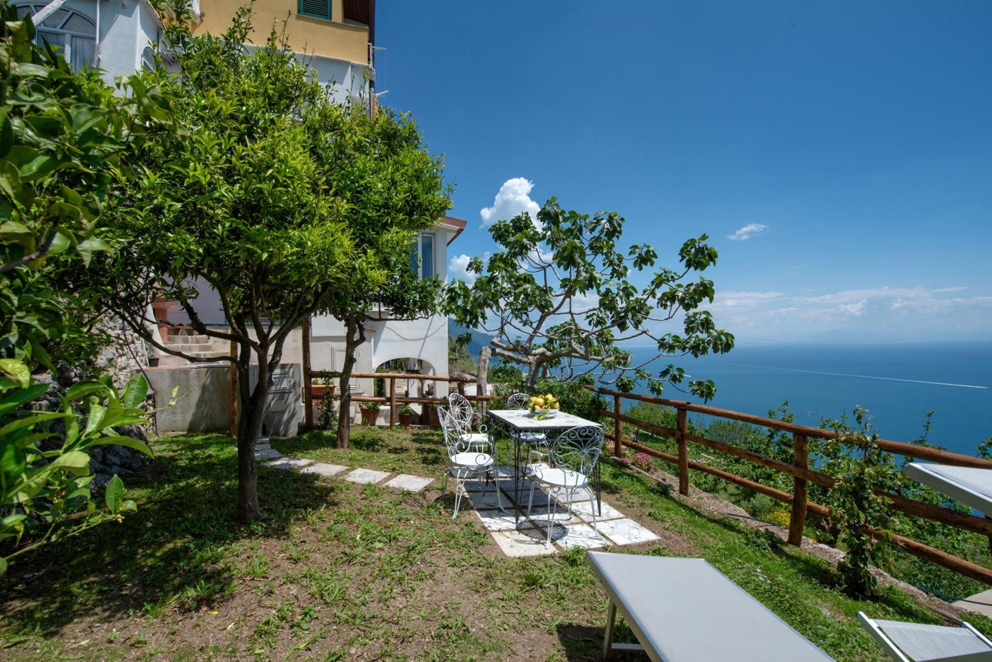Casa Deva Amalfi Coast, With Private Garden Overlooking The Sea Exterior foto